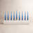 Marble Faceted Menorah