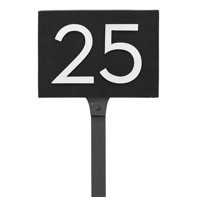 Floating 1-Line Lawn Address Sign