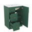 Meuble-lavabo moderne 24 po avec lavabo à porte à fermeture en douceur et tiroirs pour petits espaces-1000168962