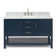Abby 55'' Single Bathroom Vanity with Carrara Marble Top
