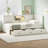 L-Shaped Bed Frame With Drawer And And Bookcase,Corner Bed Wooden Captain Bed With Led Downlight And USB Port For Small Room,Bedroom, Guest Room-1355216555