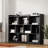 Ebern Designs White Cube Bookshelf, Wood Bookcase With 3 Tier Open Shelves, 10-cube Minimalist Storage Shelf For Living Room, 43.3" W X 35.4" H-1674634516