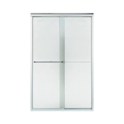 Finesse 47.63" x 70.06" Bypass Frameless Shower Door