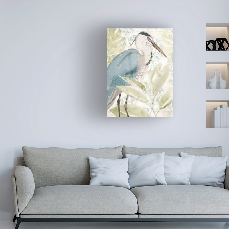 Bolognaise «Waterbird Tapisserie II» par June Erica Vess sur, H 32 po x l 24 po