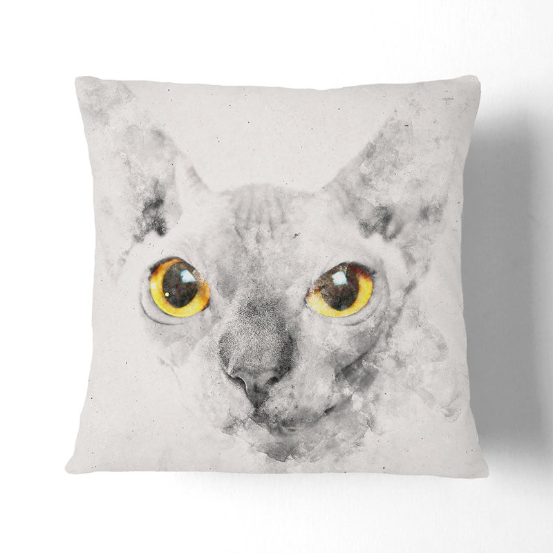 Square Throw Cushion, White, 40cm H x 40cm W x 15cm D