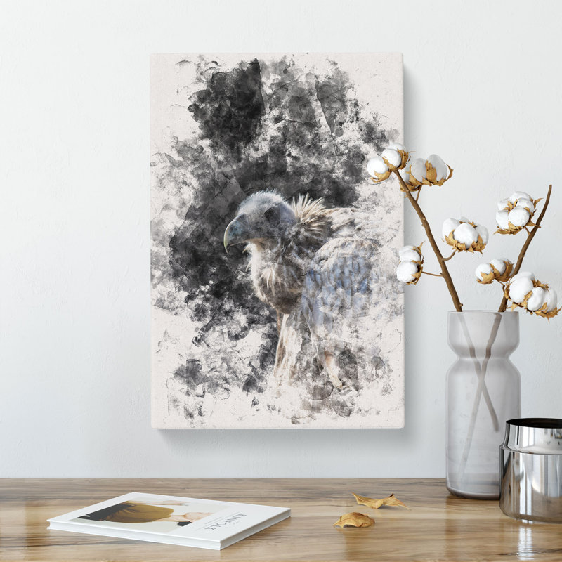 Vulture Bird - Wrapped Canvas, 60cm H x 40cm W x 3cm D