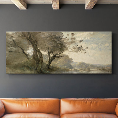 Paysage - CCxxxix - Toile tendue avec châssis - Prêt à accrocher