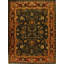 Agra Wool Oriental Area Rug in Red/Black