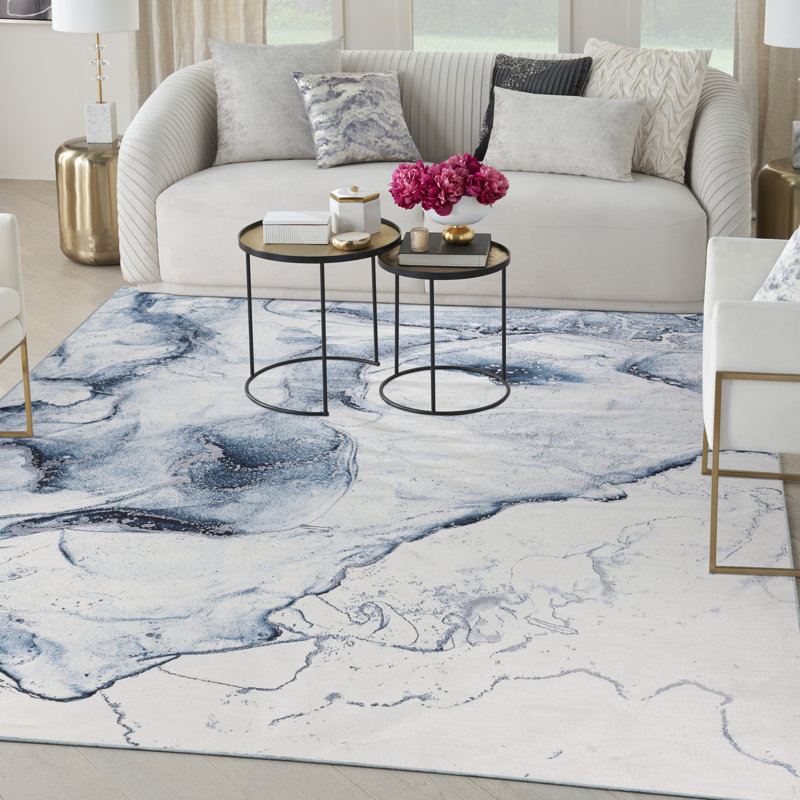 Rona Daydream Machine Washable Area Rug, Rectangle 9'2" x 12'