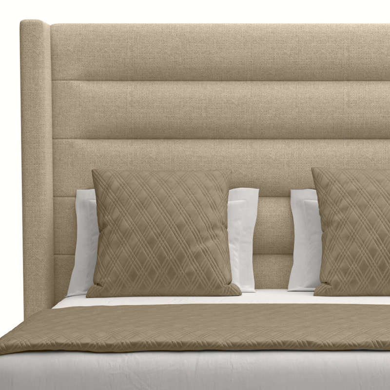 Lit tapissier standard Esparto, Revolution® graine de lin, Très grand (moyen)