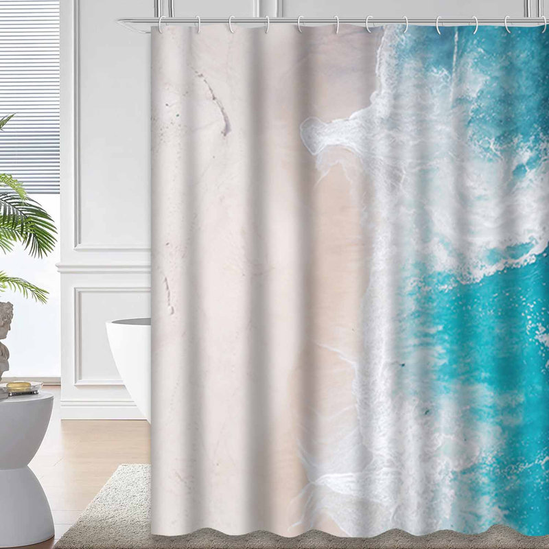 Rideau de douche Beach 12, L 72 po x l 84 po