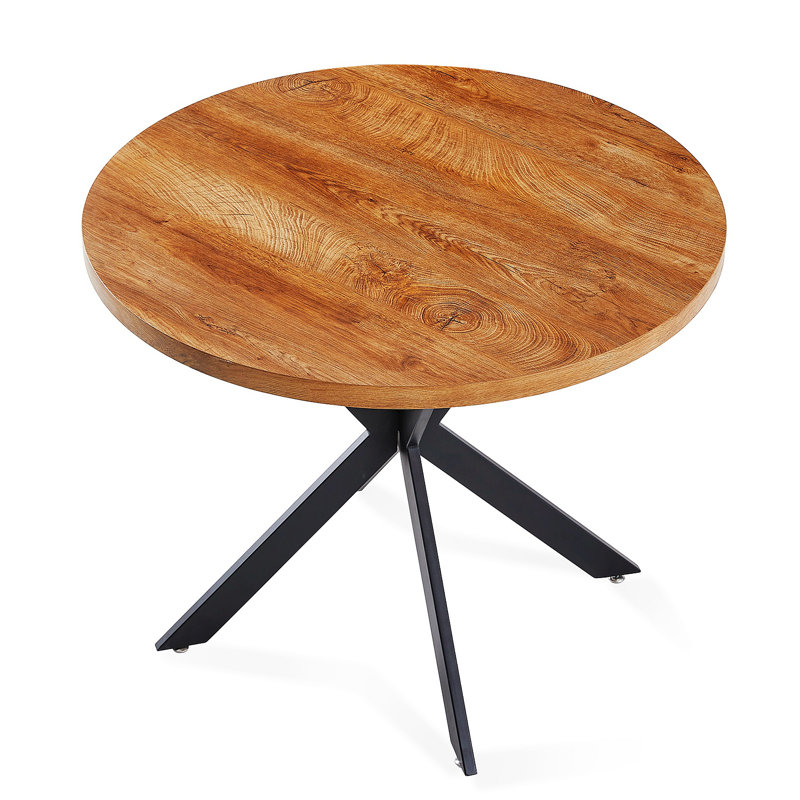 Bekircan Round Metal Base Dining Table