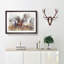 Galloping Horses in Abstract - Picture Frame Painting Print on MDF-55726891-55726892
