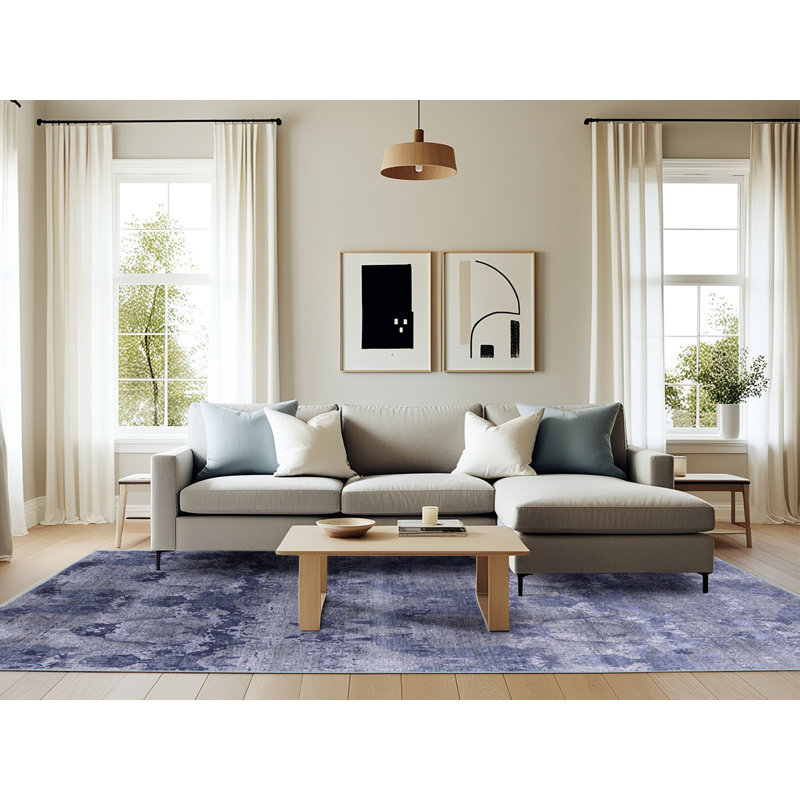 Oriental Indoor Rug, Rectangle 6' x 9'