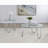 Dutton Chrome Round Glass Top End Side Table