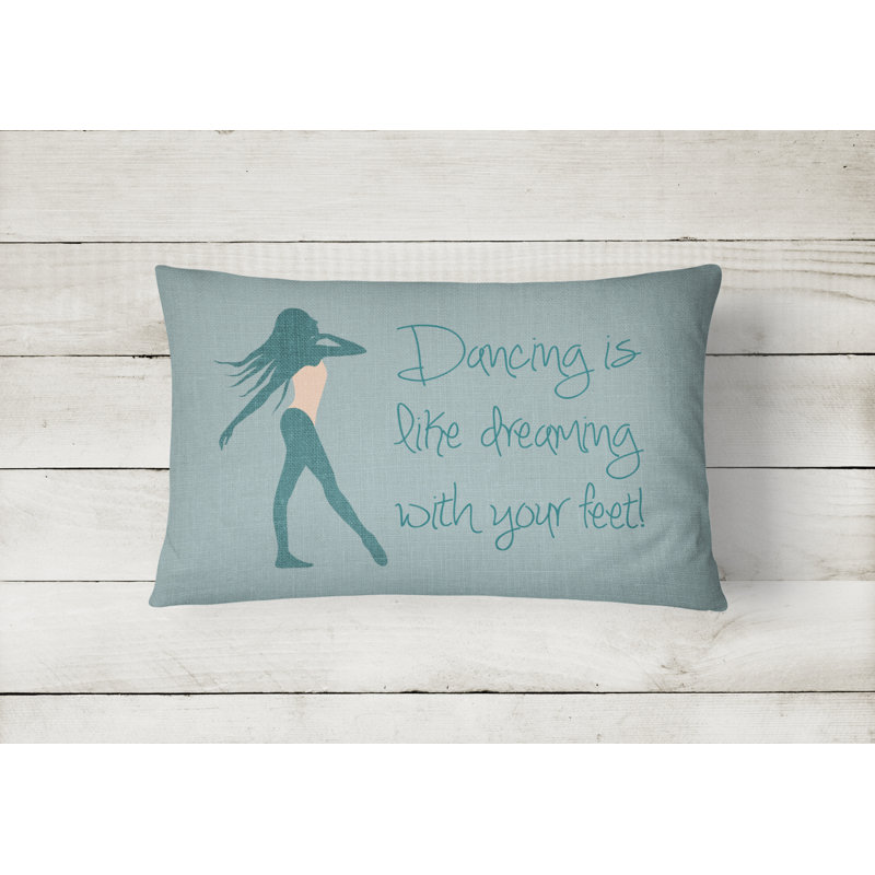  Coussin Dancing is Like Dreaming, vert