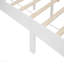 Lit très grand lit avec tête et pied de lit à grand panneau, 2 tiroirs de rangement, lumières à DEL intégrées, station de charge USB, lit en bois de pin avec cadre de lit renforcé, blanc-608372896