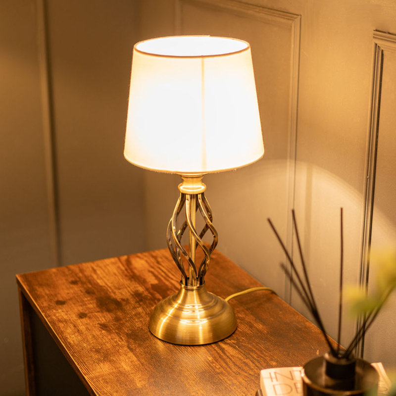 Adim Metal Table Lamp, Antique Brass