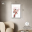 «Micah With Flowers Canvas Modern Boho Portrait» par Art Remedy-104326075-104326041