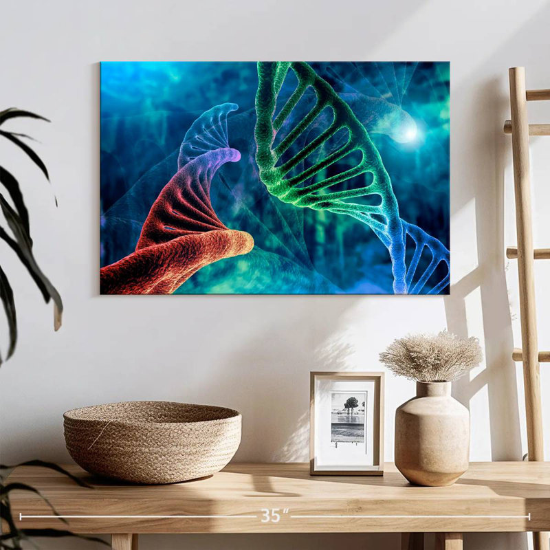 Keiri Two DNA Strands, 16" H x 24" W