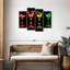 «Colorful Cocktail Drinks», reproduction sur toile-93059892