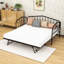 Lit de jour avec couchette en métal Khristy-371741709