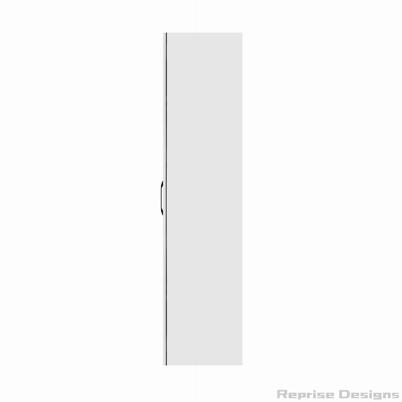 Armoire de rangement étroite avec poignée et roulettes, étagère à épices en bois à côté du réfrigérateur