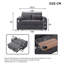 2 Seater Fabric Sofa Bed-657771640