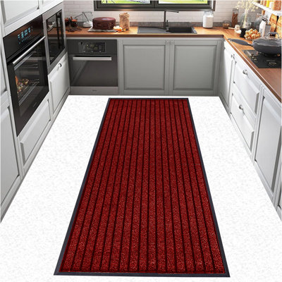 Kiyarah Non-Slip Striped Doormat