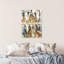 «Abstract Fashion Watercolor Modern Brown», ensemble de 2 impressions sur toile tendue-72385819