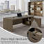 Executive L-Shaped Office Desk With Integrated Storage & Ergonomic Design-1508978694