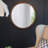 Manufactured Wood Frame Vertical Round Mirror