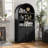 65" Tall Arched Storage Bookcase with Adjustable Shelves,Arched Cabinet with Drawer-554183897