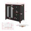Ensemble de meuble-lavabo 36 po avec lavabo en céramique, armoire de rangement classique avec 2 portes en verre à fermeture en douceur classiques, tablettes réglables et trois tiroirs à fermeture en douceur-1519129229