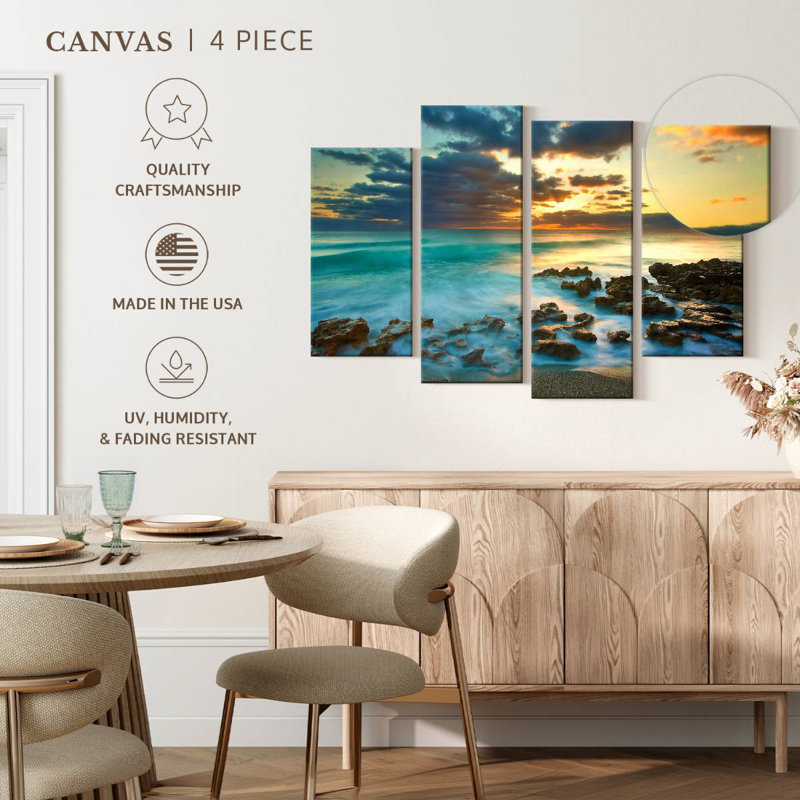 Gillard Ocean Sunrise Hues, H 27 po x l 43 po