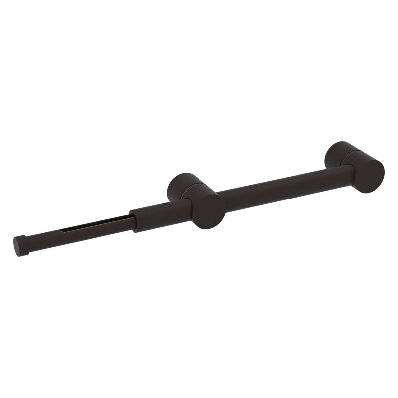 Tringle à vêtements rétractable peu encombrante, Bronze huilé