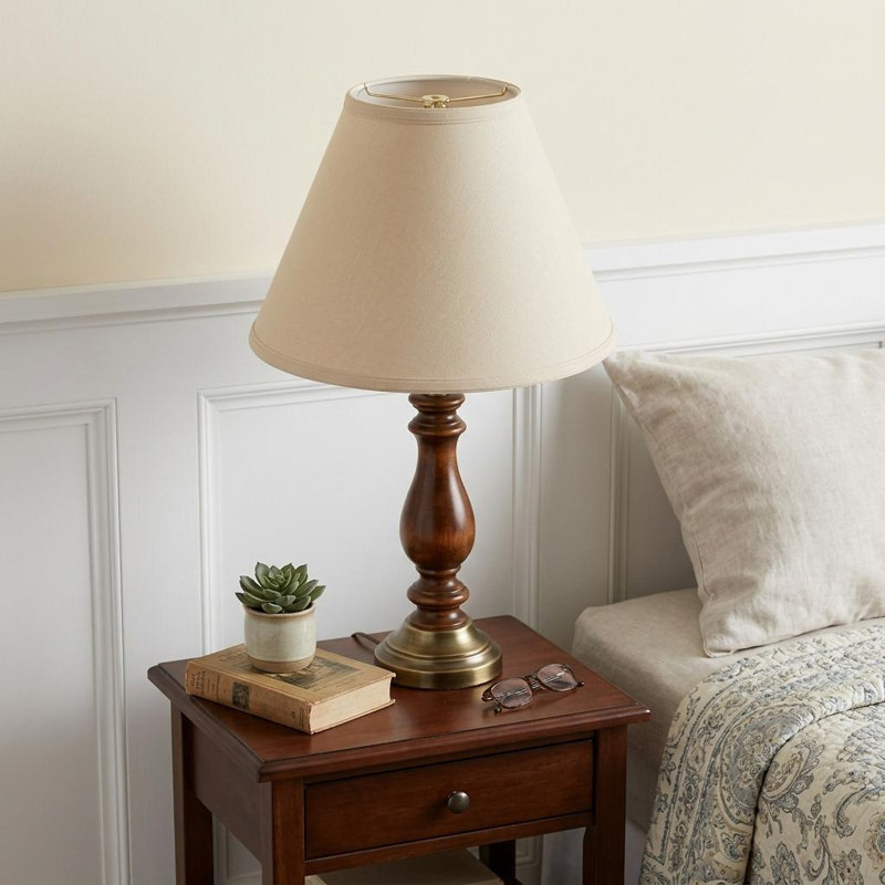 Beige Linen Cone Lamp Shade