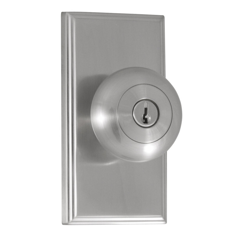 Bouton de porte Impres, Nickel satiné