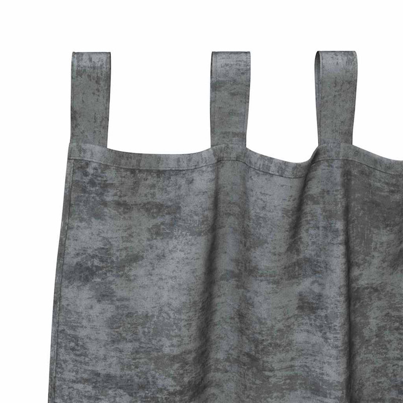 Alithia Velvet Room Darkening Curtain Pair, 140cm Width x 175cm Drop, Grey