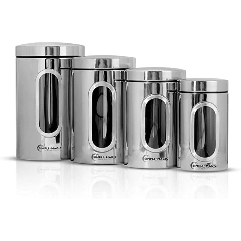 Metal Canister - Set of 4