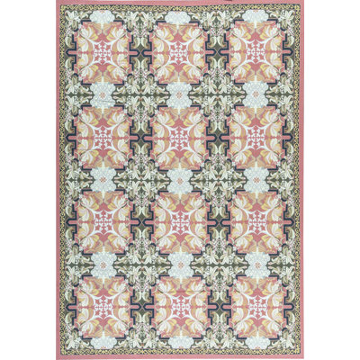 Hand-Knotted High-Quality Rust and Brown Area Rug