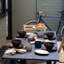 Stacked Organic Handmade Stoneware Salad/Dessert Plate-1559153921
