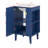 20 Inch Bathroom Vanity With Sink, Ceramic Basin, Chic Half-Moon Pulls-120195801