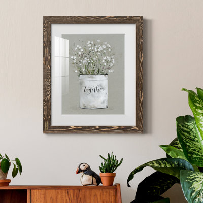 «Bouquet of Grace Bucket Together», reproduction de cadre photo sur papier