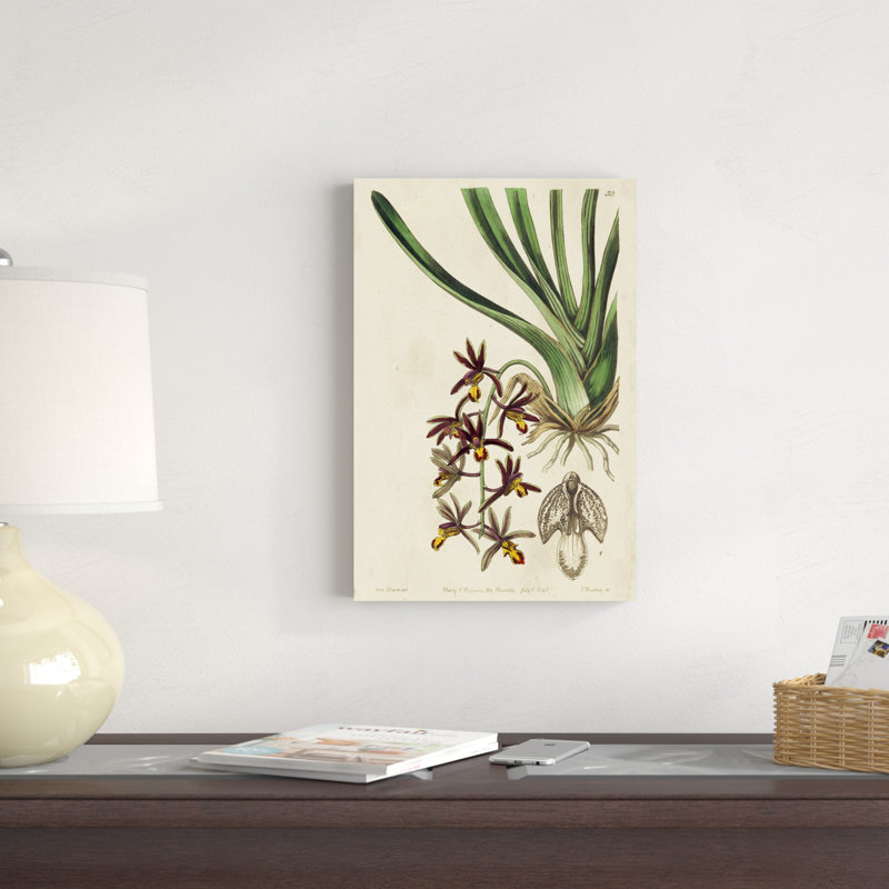Orchidée de printemps V, H 18 po x l 12 po x P 1,25 po