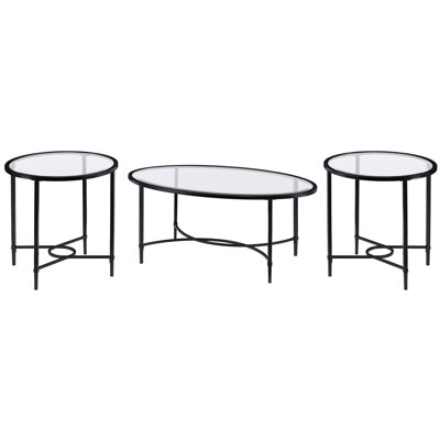 Hendra Quinton 3 Piece Living Room Table Set