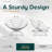 Ariyelle Swivel Papasan Accent Chair with Extra Thick Cushion for Ultimate Comfort-137880037-88730978-88730977