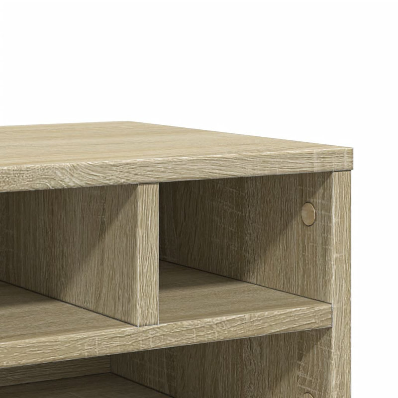 22.5cm H Printer Stand, 22.5cm H x 40cm W x 32cm D, Sonoma Oak