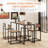 3-Piece Dining Table Set for 2 – Industrial Style