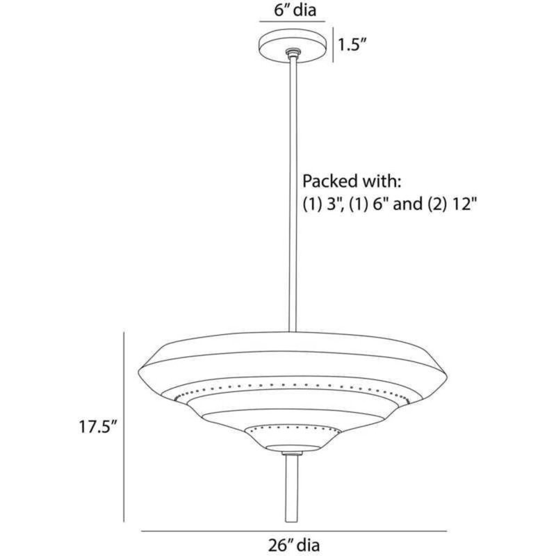 Istanbul 2 - Light Semi Flush Mount